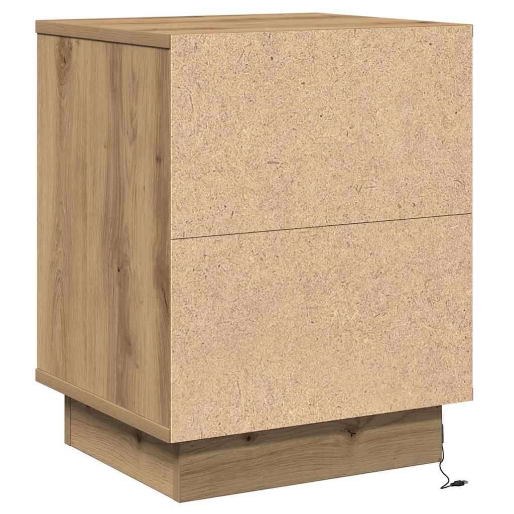 Bedside Cabinet Artisan Oak 39 x 34.5 x 50 cm Engineered wood